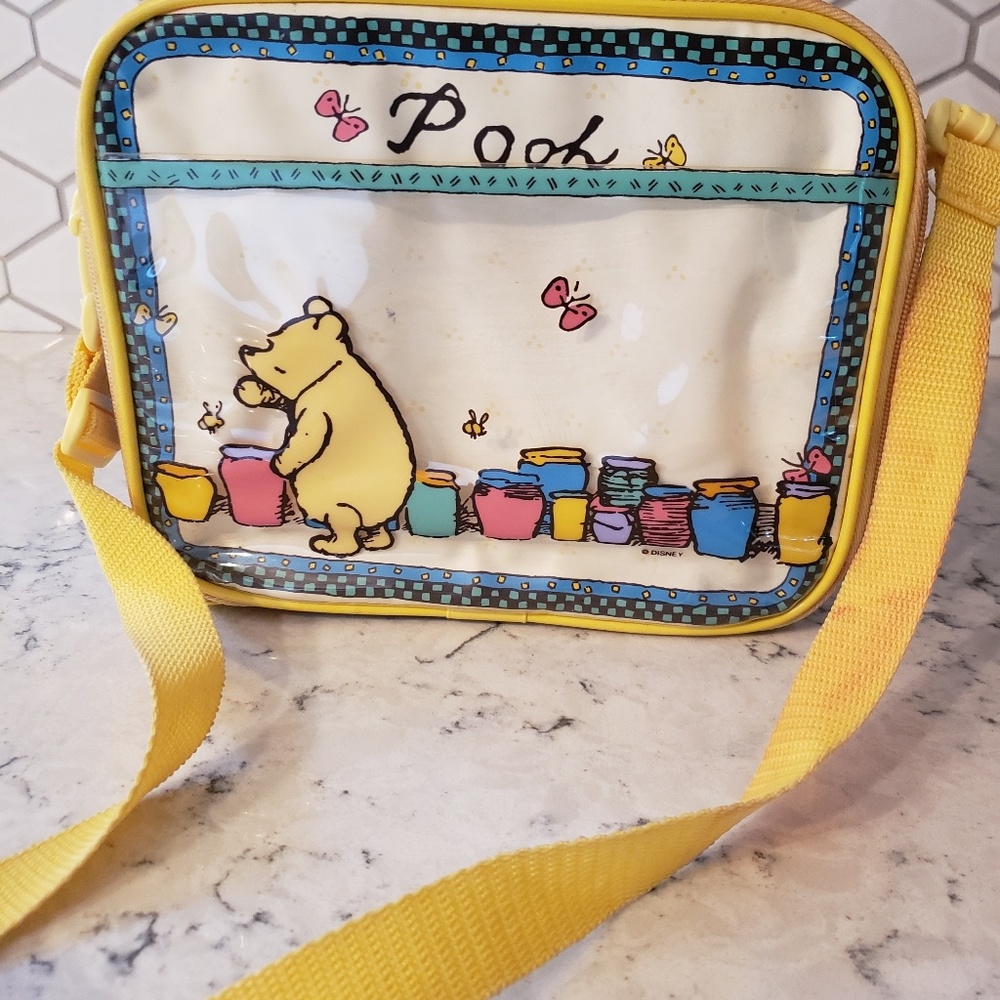 Winnie the Pooh Lunchbox Set Softside Vintage